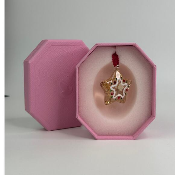 Swarovski Holiday Cheers Gingerbread Star Ornament Christmas - Picture 7 of 9